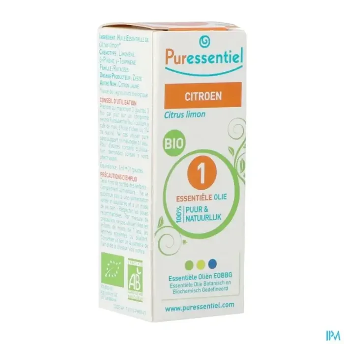 Puressentiel huile essentielle citron bio 10ml