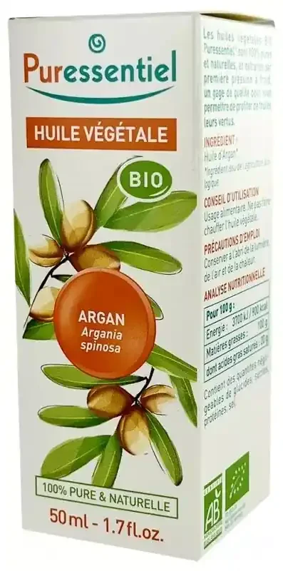 Puressentiel Huile Végétale Bio* Argan – 50 ml