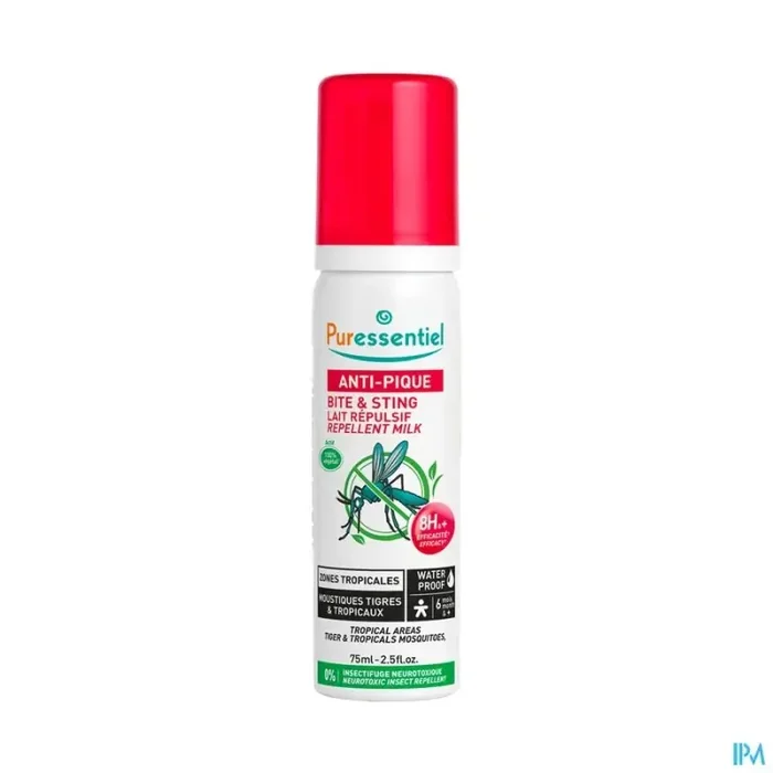 Puressentiel lait repulsif zone tropicale waterproof 75ml