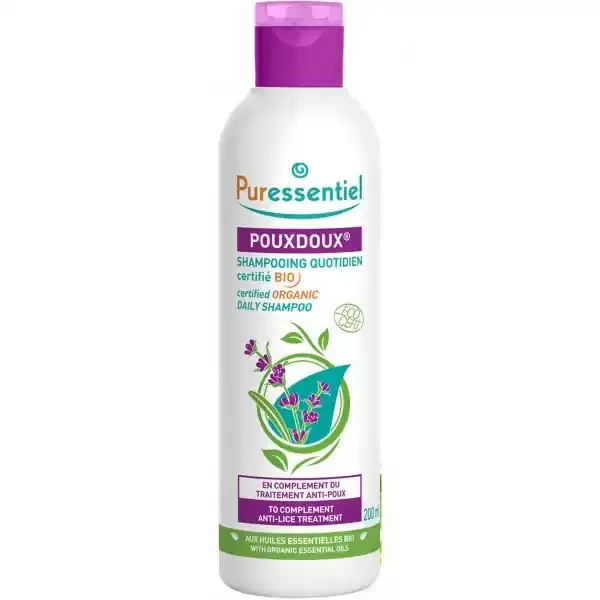 Puressentiel Pouxdoux Shampooing Quotidien Bio 200 ml