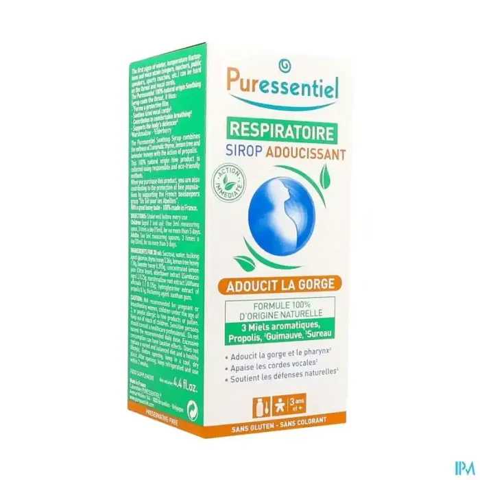 Puressentiel respirat. sirop adouc. 3 miels 125ml