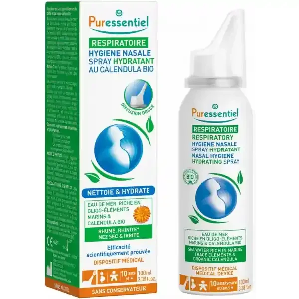 Puressentiel Respiratoire Hygiène Nasale Spray Hydratant 100 ml