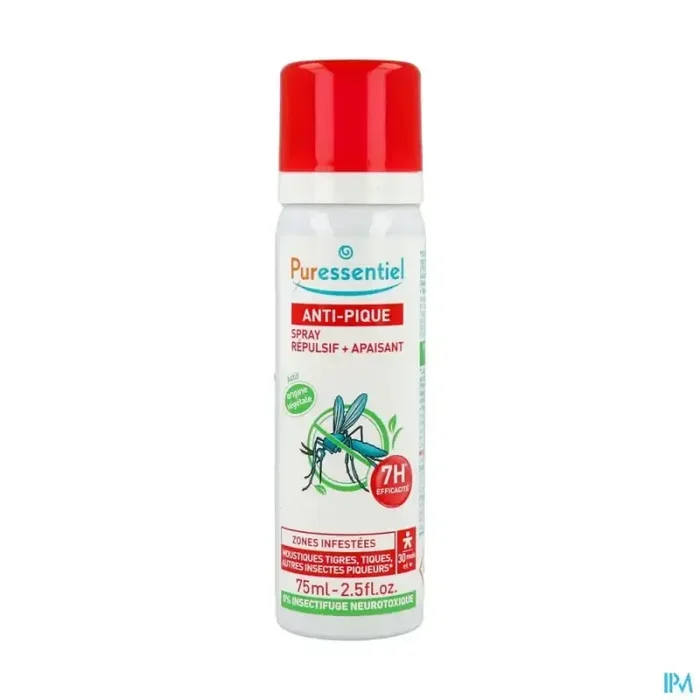 Puressentiel spray repulsif antipique aux he bio 75ml
