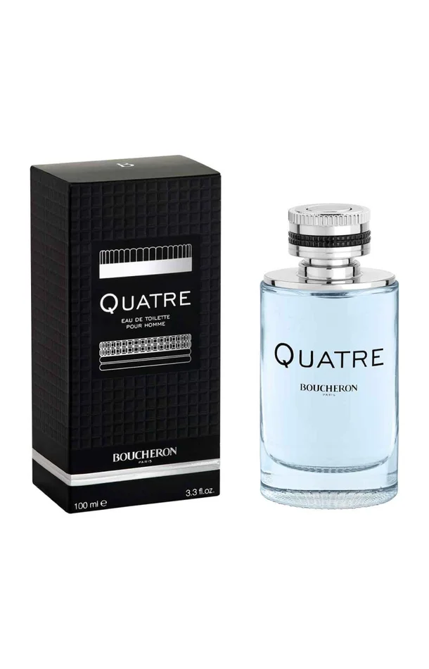 Quatre Eau de toilette – Boisé aromatique ambré – Homme