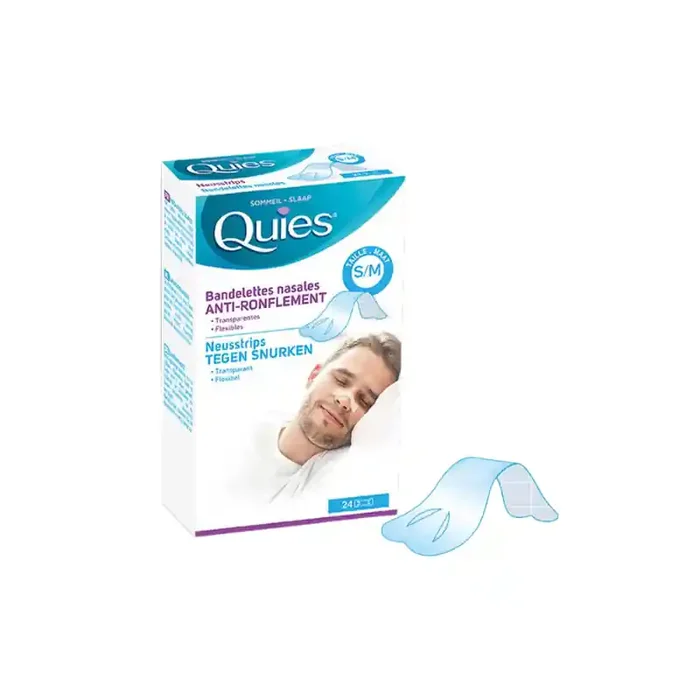 Quies bandelettes nasales anti-ronflement – Taille S/M x24