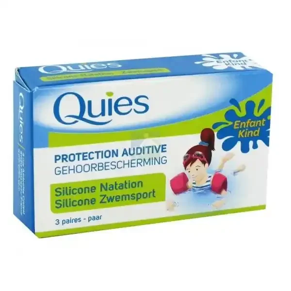 Quies Bouchon d‘Oreilles Spécial Natation Enfant x 6