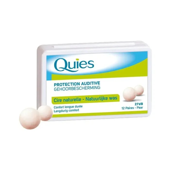 Quies cire naturelle protection auditive 12 paires