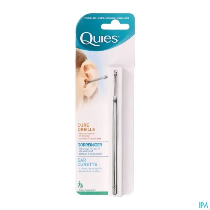 Quies cure oreille 3 boucle acier inoxydable