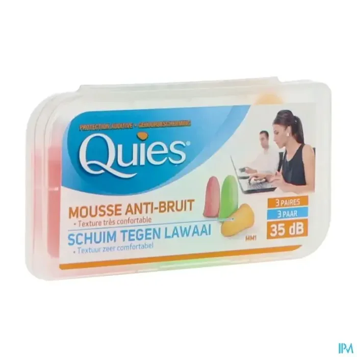 Quies mousse fluo protection auditive 6