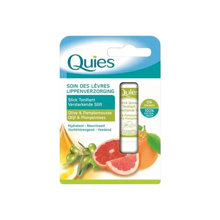 Quies sticks levres tonifiant olive & pamplemousse 4.5g