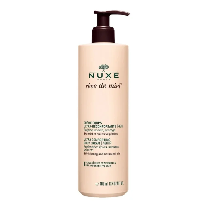 R&ecirc;ve de miel&reg; – Cr&egrave;me Corps Hydratante 48H – Ultra r&eacute;confortante – Peaux s&egrave;ches et sensibles – 400ml