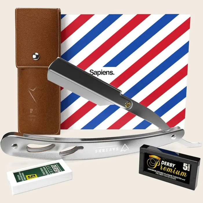 Rasoir de barbier – Argent