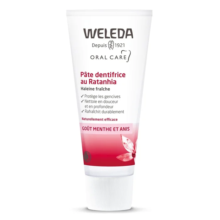 Ratanhia – P&acirc;te Dentifrice – Haleine Fra&icirc;che – Go&ucirc;t Menthe/Anis – 75ml