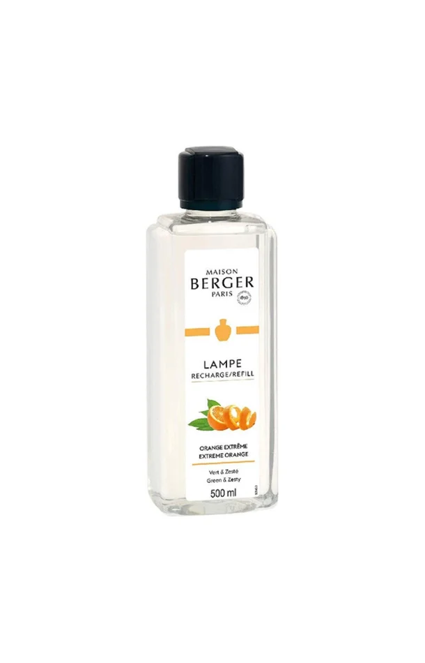 Recharge parfum pour lampe – Orange Extrême – 500 ml