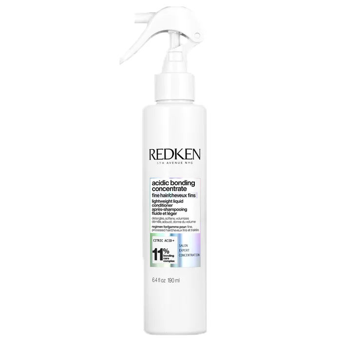 Redken Acidic Bonding Concentrate Après-shampooing Fluide et Léger pour Cheveux Fins 190 ml