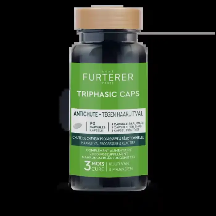 René Furterer Triphasic Caps Antichute – Complément alimentaire anti chute de cheveux