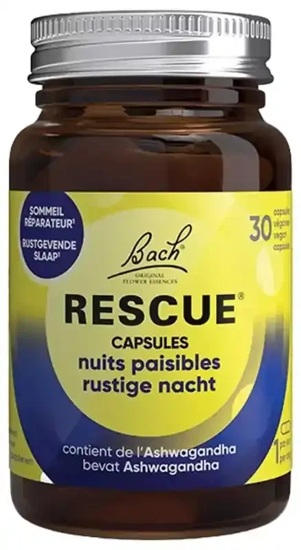 Rescue ® Nuits Paisibles 30 Capsules Véganes