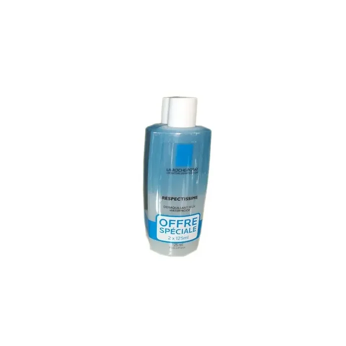 RESPECTISSIME DEMAQUILLANT YEUX WATERPROOF LOT DE 2 X 125 ML LA ROCHE POSAY