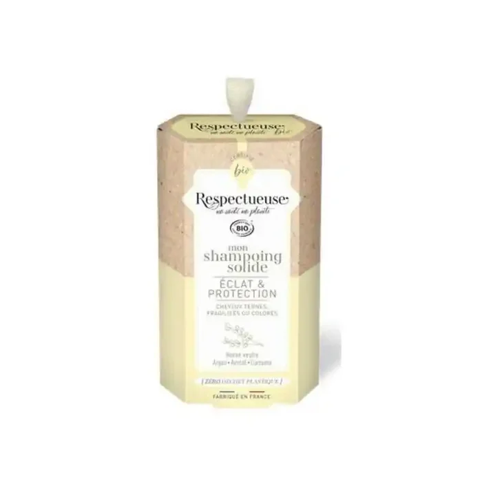 Respectueuse Shampooing Solide Bio Cheveux Ternes Fragilises ou Colores 75g