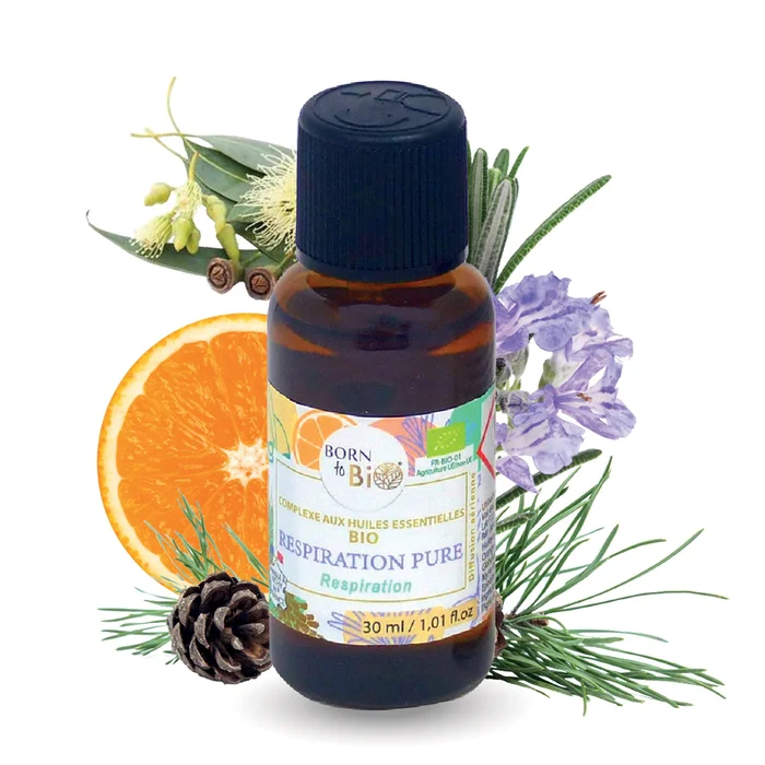 Respiration pure – Complexe aux huiles essentielles Certifiées Bio