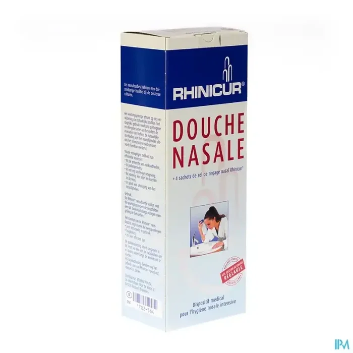 Rhinicur douche nasale appareil + sachet x4