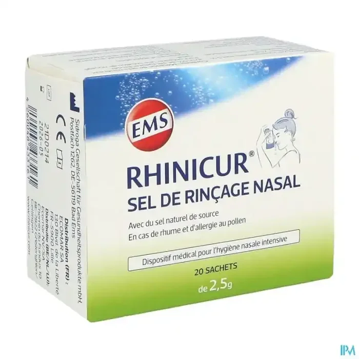 Rhinicur sel de rincage nasal sachet 2g5 20