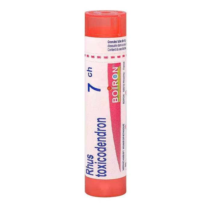 Rhus Toxicodendron 7ch – Sciatalgies Foulures Herpès – Tube Granules 4g