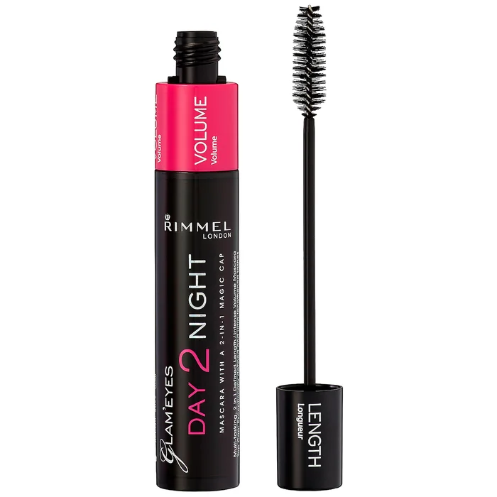 Rimmel London Day 2 Night Mascara – 01 – Noir, 9,5 ml