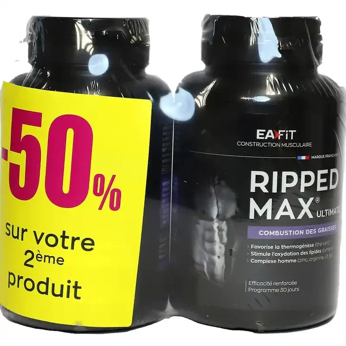Ripped Max Ultimate combustion des graisses 2×120 comprimés
