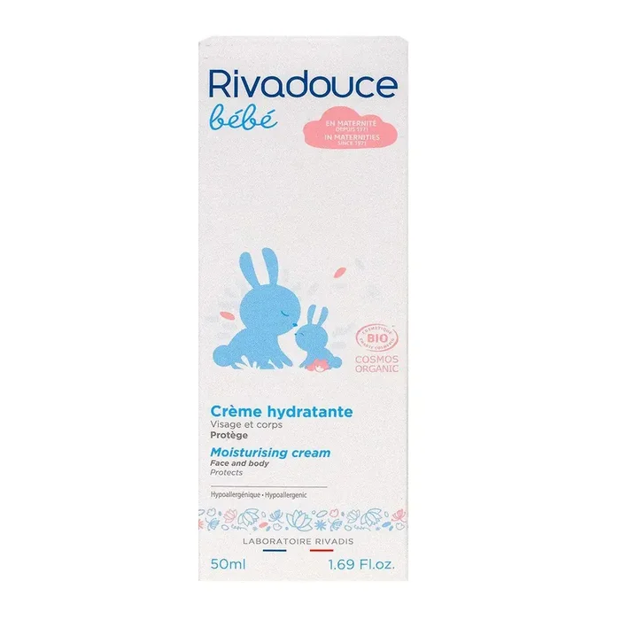 Rivadouce bébé crème hydratante bio 50ml