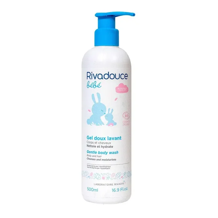 Rivadouce bébé gel doux lavant bio 500ml