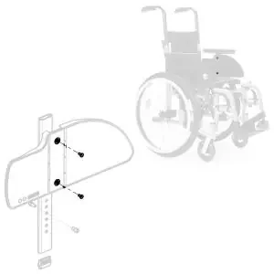 Rivet pour plaque protège-vêtement BI5 – Fauteuils roulants Vermeiren – Par 1