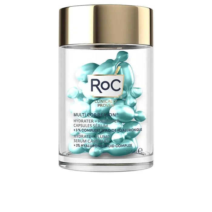 Roc HYDRATE + PLUMP cápsulas serum con ácido hialurónico