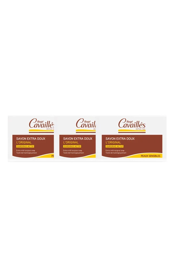 Rogé Cavaillès – Savons solides – L’original – 3 x 250 g