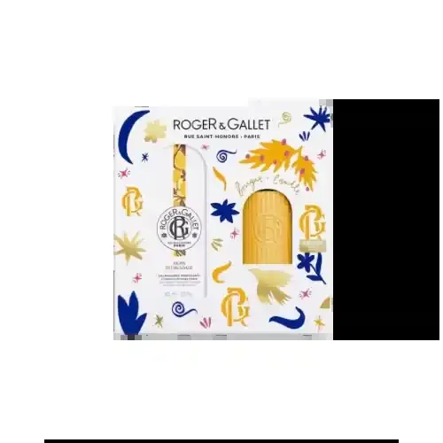 Roger & Gallet – COFFRET NOËL BOIS D‘ORANGE Rituel Parfumé Bougie