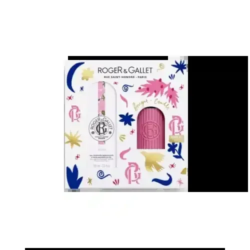 Roger & Gallet – COFFRET NOËL ROSE Rituel Parfumé Bougie