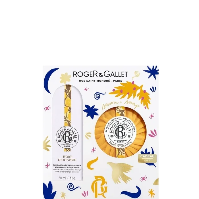 Roger&Gallet Bois d'Orange Coffret Eau Parfumée Bienfaisante – Savon Parfumé