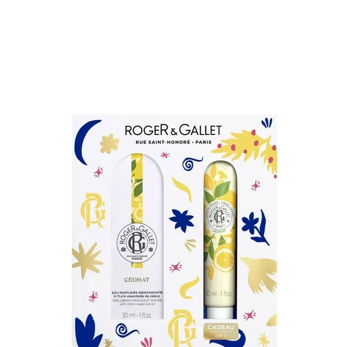 Roger&Gallet Cédrat Coffret Eau Parfumée Bienfaisante – Crème Mains