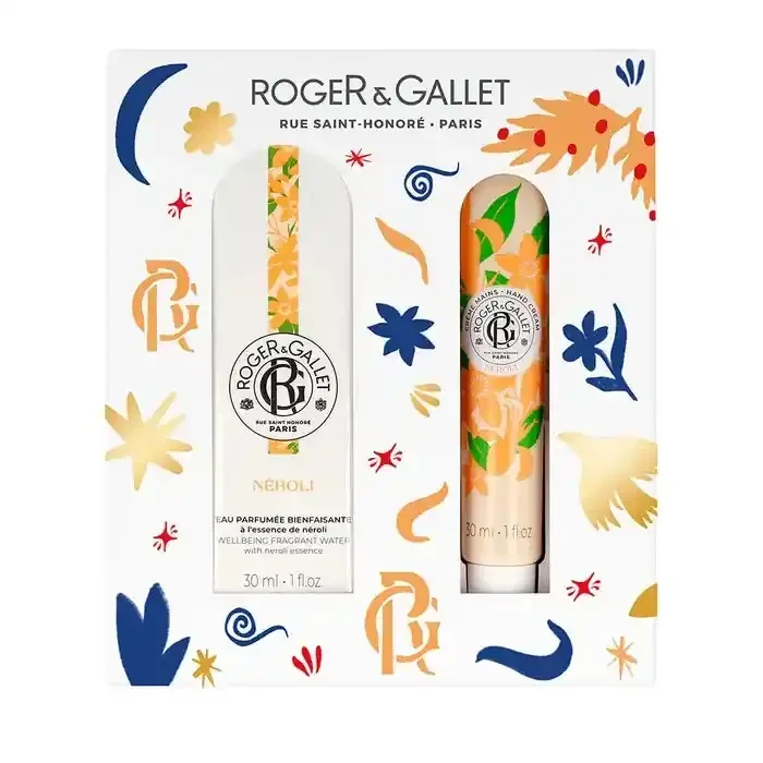 Roger & Gallet Néroli Coffret Eau Bienfaisante 30ml + Crème Mains 30ml
