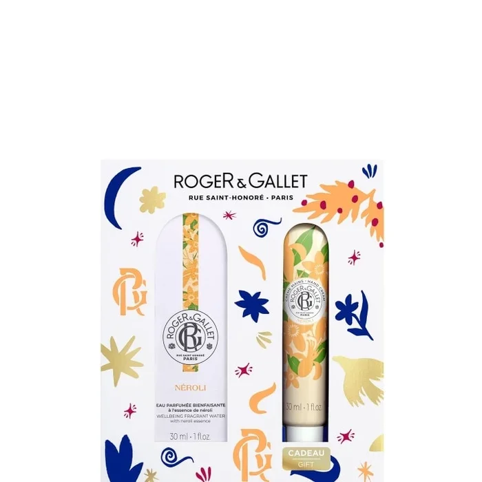 Roger&Gallet Néroli Coffret Eau Parfumée Bienfaisante – Crème Mains Bienfaisante