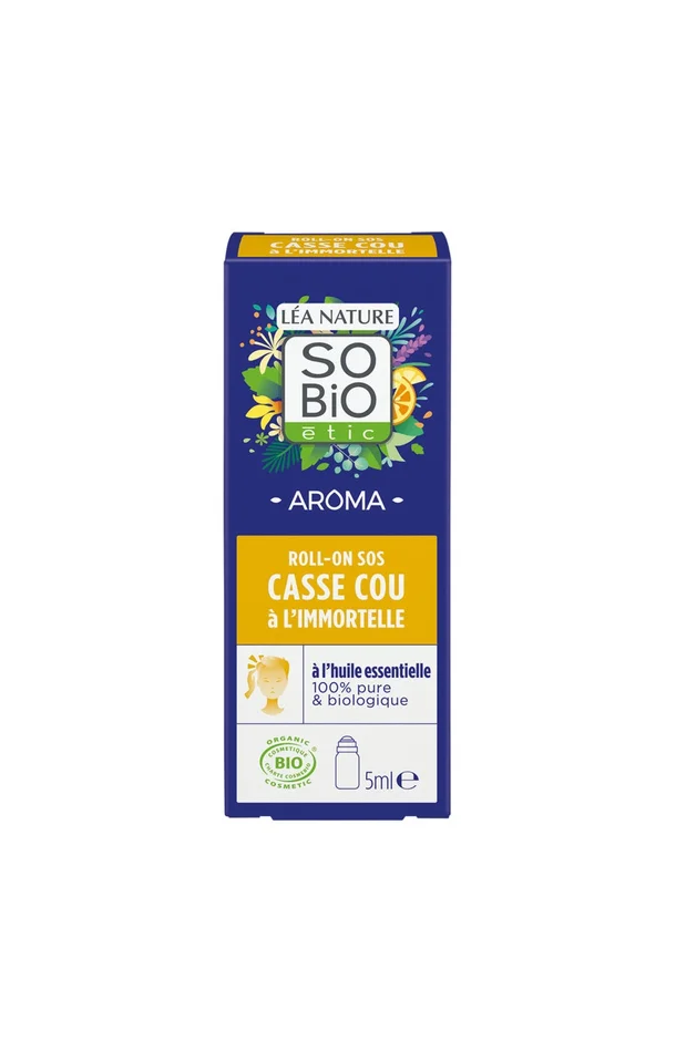 Roll-on bio SOS – Casse cou – Immortelle – 5 ml