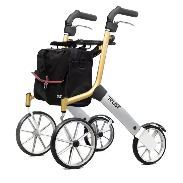 Rollator 4 roues avec sac – Let‘s Go Out – Beige