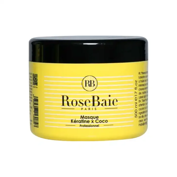 Rosebaie masque a la keratine et a l’huile de coco 500ml