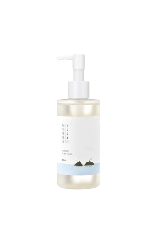 Round Lab – Huile nettoyante – Peaux sensibles – 200 ml