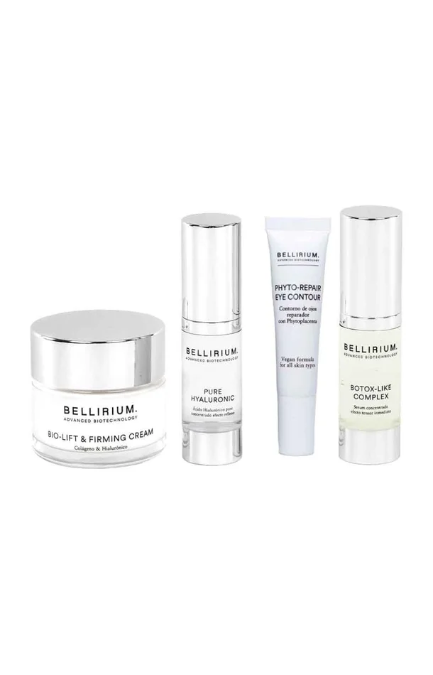 Routine anti-âge complète – Acide hyaluronique & acide aminé – Visage & yeux – 4 produits