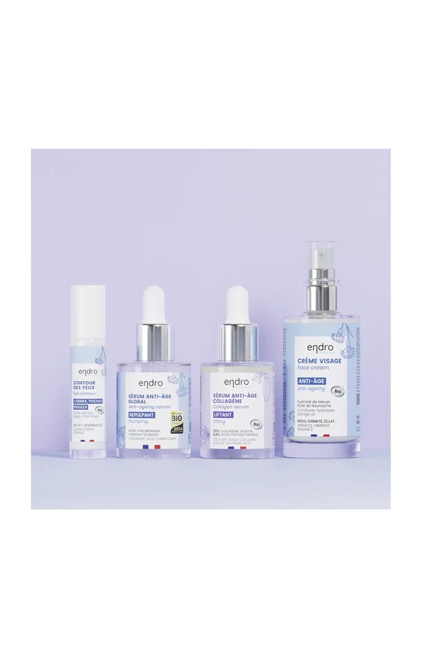 Routine anti-âge complète – Peaux matures – 4 produits