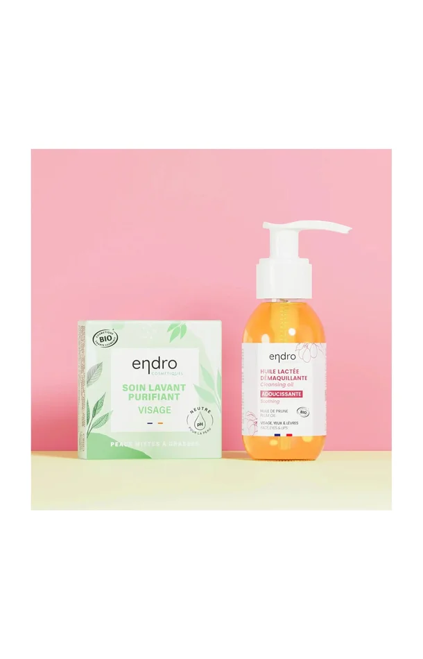 Routine double nettoyage – Peaux mixtes à grasses – 2 produits