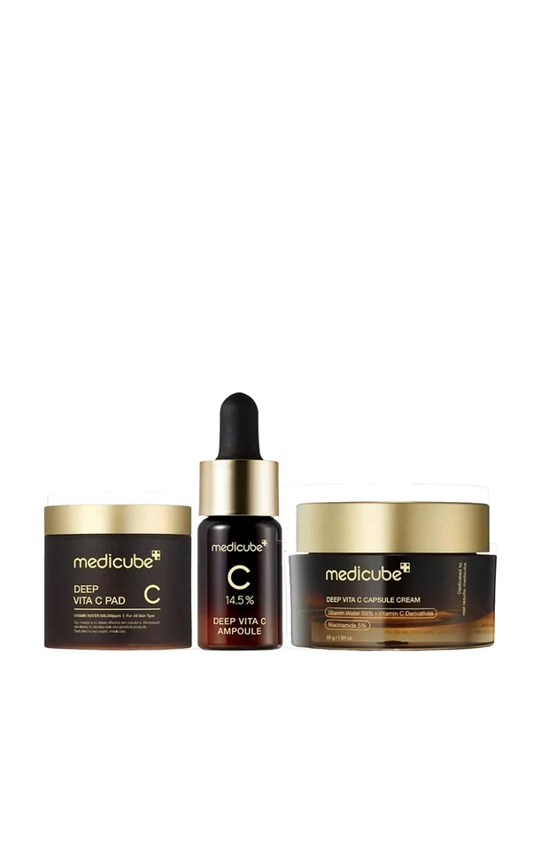 Routine éclat – Vitamine C – Visage – 3 produits