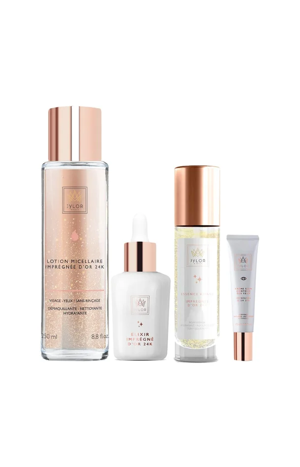 Routine hydratante – Or 24k – Visage – 4 produits