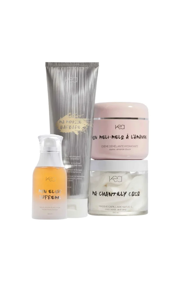 Routine réparation – Cheveux abîmés – 4 produits